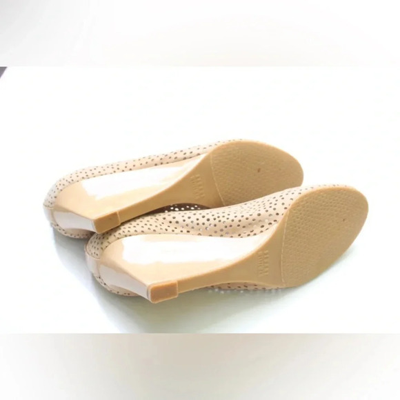 Stuart Weitzman peep toe wedges - Picture 4 of 8